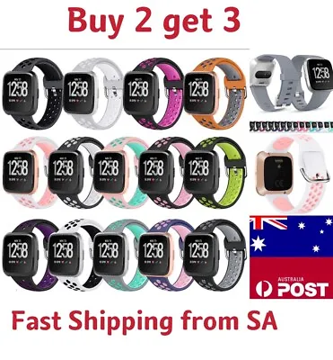 For Fitbit Versa 1 2 Lite  Replacement Band Silicone Strap Wristband Sports Band • $5.99