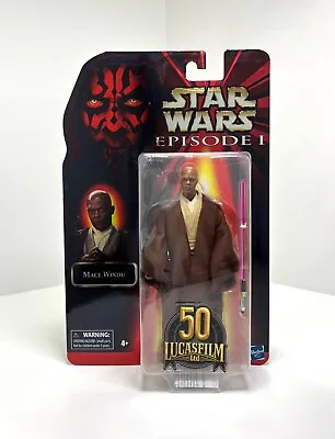 Star Wars The Black Series Mace Windu 50th Anniversary 6  Action Figure Hasbro • $32.99