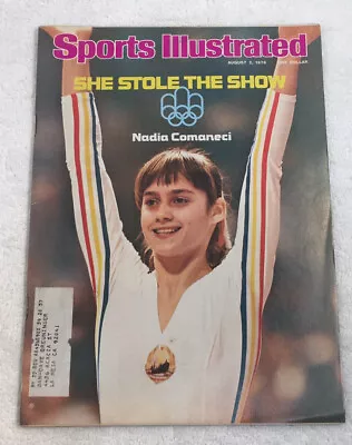 Sports Illustrated Magazine August 2 1976 1970s Nadia Comaneci Olympics • $19