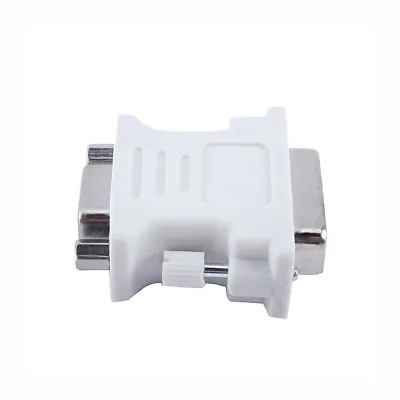 DVI 24+1 Pin Male To VGA Female 15-pin Connector Adapter Dual Link DVI-D New • $6.29