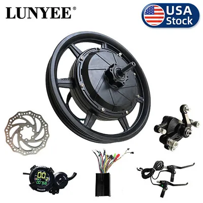 14 Inch Electric Scooter Hub Motor Kit120km/h Brushless Electric Bicycle Motor • $290.90