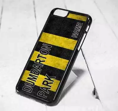 Dumbarton Personalised Phone Case - Bar Scarf Style - Hard Plastic Case • £7.95