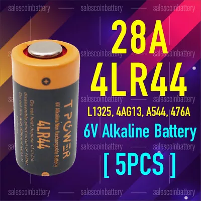 5x 4LR44 Alkaline Battery 6V Citronella Barking Dog Collar L1325 28A A544 V34PX  • $5.99