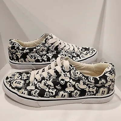 Disney Mickey Mouse Lace Up Sneaker Shoes Women's 129855 • $16.95