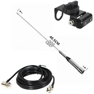 Nagoya NL-77H 144/430MHz VHF/UHF Dual Band Car Radio Antenna RB-20 Base 5M Cable • $19.80