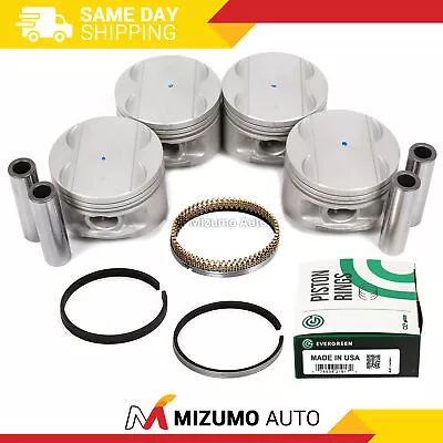 Pistons W/ Rings Fit 95-99 Mitsubishi Dodge Chrysler Eagle 2.0 DOHC 420A • $94.95