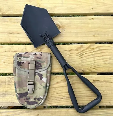US Military AMES ENTRENCHING TOOL ETOOL REFURBISHED W/ MULTICAM / OCP COVER NEW • $58.90