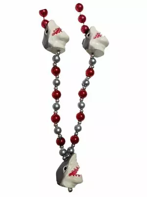 Shark Bite Mardi Gras Bead Necklace • $5.49