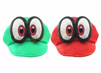 Super Mario Bros Odyssey Cappy Plush Soft Hat Unisex Costume Cosplay Hat Cap • $15.99