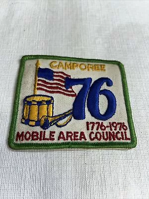 1976 Mobile Area Council Camporee Patch Boy Scout • $4.95