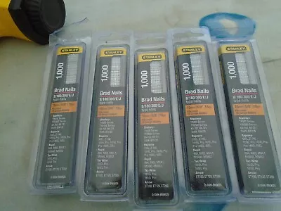 £20 • Buy 5 Packs Of Stanley Tools - SWKBN Brad Nail 15mm SWKBN062 Pack 1000