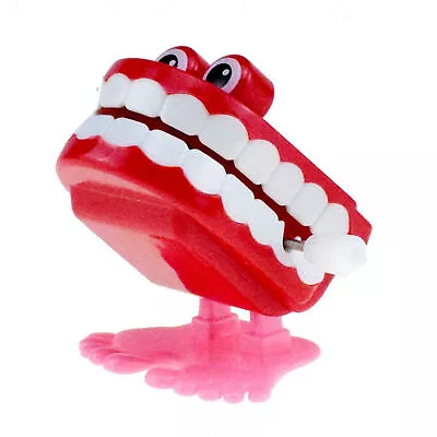 1-12Pcs Jumping Teeth Shape Clockwork Toy Cute Walking Upper Chain Wind Up Toys • $41.99