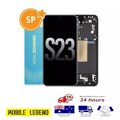 Samsung Galaxy S23 5G S911B OLED Screen Replacement (Service Pack) + Frame • $355