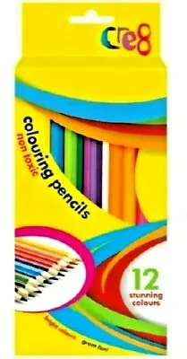 20 Colouring Pencils Set For Kids Adult Bulk Books Artist Drawing School Pencils • £2.99