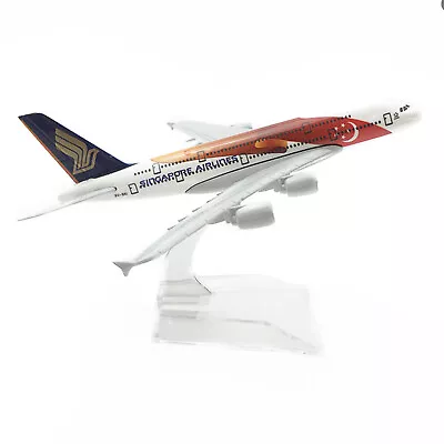 $11.99 • Buy 1:400 A380 Singapore Airlines SG50 Livery Civil Airliner Model Plane Collection