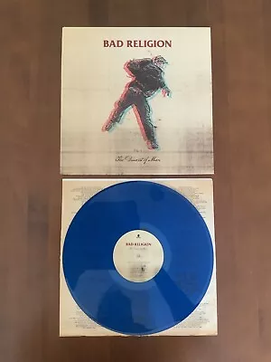 Bad Religion The Dissent Of Man On Translucent Blue Vinyl Excellent Condition • $80