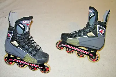 Mission Csx Rollerblades Jr Inline Hockey Skates Size 2egreat Condition • $99.99