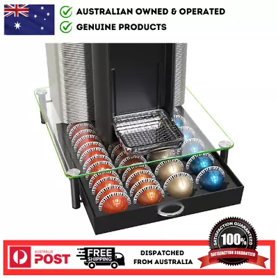 Vertuo Pod Holder VertuoLine Drawer Storage For Nespresso Coffee Capsules Crysta • $43.45