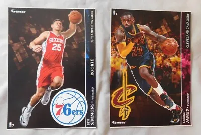 2016 NBA FATHEAD Tradeables 5x7 Basketball Pick One • $2