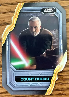 2023 Topps Star Wars Flagship LS-14 Count Dooku Lightsaber Stylings Die Cut • $3.41