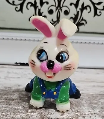 Vintage Collectable Easter Rabbit Basket/pot Decoration 1984 • $2