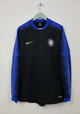 $79.99 • Buy Inter Milan 2018 2019 Football Soccer  Training  Jacket Nike Sz M Mens Black
