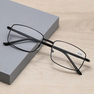 4 Pack Reading Glasses Mens Womens Metal Frame Readers Eyeglasses Spring Hinge • $10.95