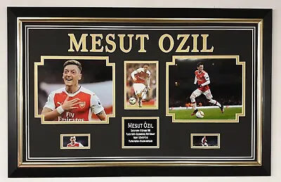 ** NEW MESUT OZIL Signed Photo Picture Autographed Display ** AFTAL • £225