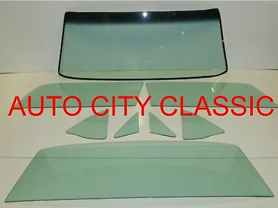 Glass 1964 1965 1966 Mustang 2DR Hardtop Windshield Vent Door Quarter Back Green • $499