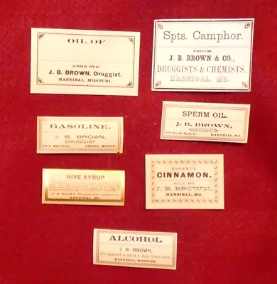 Original Unused Civil War Period Medicine Bottle Labels Lot #13 • $34.99