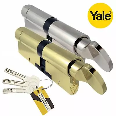 YALE Superior Thumb Turn Cylinder Lock Anti Snap Bump High UPVC Door Euro Barrel • £25.98