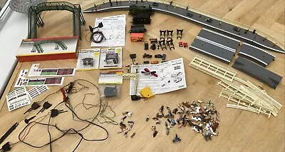 Hornby 00 Gauge Accessories JOB LOT Bundle Trackside People Footbridge Platform • £51