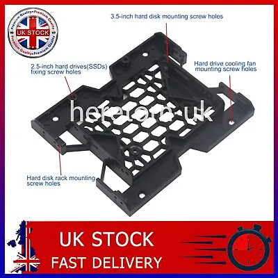5.25  To 3.5  / 2.5  SSD HDD Tray Caddy Adapter Hard Drive Mounting Frame For PC • £4.99