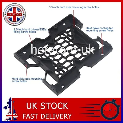 5.25  To 3.5  2.5  SSD HDD Tray Caddy Case PC Adapter Cool Fan Mounting Bracket • £4.99