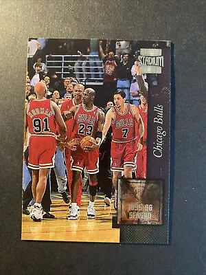 1996 Topps Stadium Club Michael Jordan/Dennis Rodman/Toni Kukoc: Golden Moments • $3.01