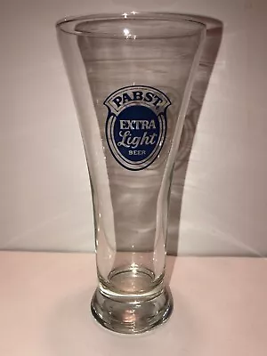 Pabst Extra Light Beer Sham Pilsner Glass • $4.50