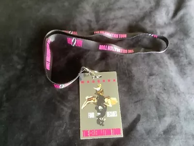 Madonna Celebration Tour Vip  Access Laminate Lanyard 2024 New • $35