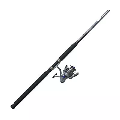 Quantum Blue Runner Spinning Reel And Fishing Rod Combo 9-Foot 2-Piece Fiber... • $89.99