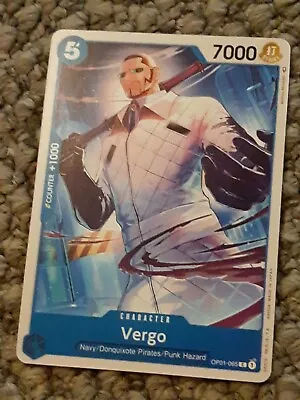 Vergo One Piece Romance Dawn English TCG Card  • $2.50