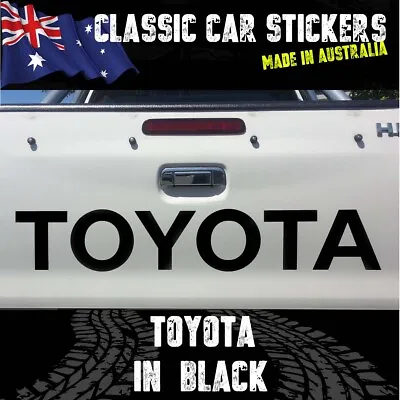 Black   Decal/sticker  Suit  TOYOTA Hilux Tailgate • $25