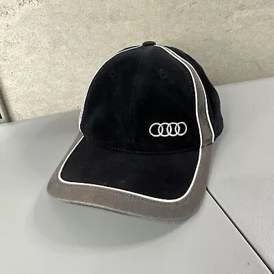 $14 • Buy Audi Baseball Cap Hat Strapback Black Gray Cars Dealership Ring Logo