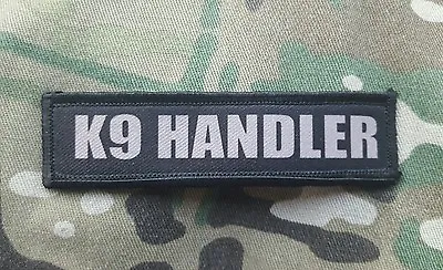 K9 Handler Black And Grey 1x4 Patch • $8.99