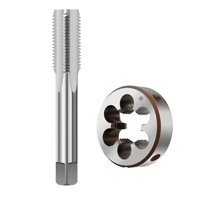 Metric Machine Tap And Die Set Left Hand Thread Tap Round Die HSS Taper M3 M8 • £4.24