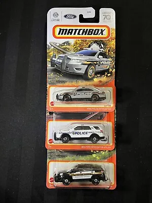 Matchbox Ford Police Vehicle 3 Cars • $35.10