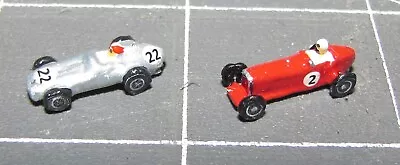 Tiny Race Cars - Approx 1/2  Long - Mercedes & Fiat - • $4.50