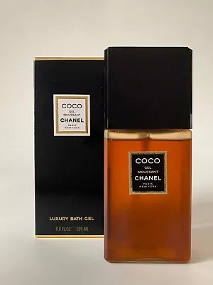 CHANEL Vintage 90's Coco Gel Moussant Luxury Bath Gel 6.8 Oz 200ml New With Box • $225