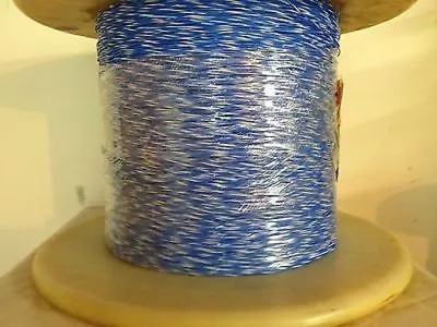 High Temperature PTFE Wire Gauge 26 (19Strands) Type E Blue-White 1000ft • $222.16