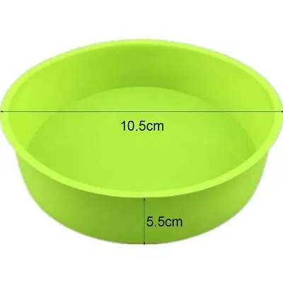 4/6/8 Inch Silicone Round Cake Pan Tins Non-stick Baking 1 Mould X Tray M5P77 • $9.97