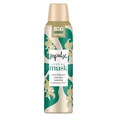 Impulse Hint Of Musk Body Spray Deodorant 150 Ml • £6