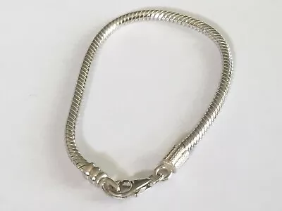 Authentic Sterling Silver Chamilia Charm Bracelet - 6” • £12